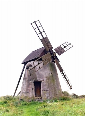 simsearch:400-05319608,k - Ancient traditional windmill on the island of Gotland, Sweden Stock Photo - Budget Royalty-Free & Subscription, Code: 400-04635110