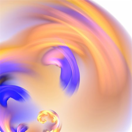 simsearch:400-05171637,k - Abstract elegance background. Orange - blue palette. Raster fractal graphics. Stock Photo - Budget Royalty-Free & Subscription, Code: 400-04636074