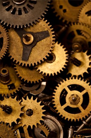 simsearch:400-05114975,k - Macro detail of old gears Stock Photo - Budget Royalty-Free & Subscription, Code: 400-04636250