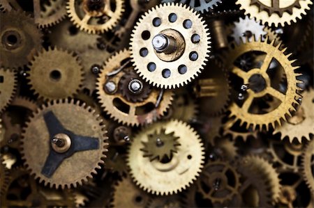 simsearch:400-05114975,k - Macro detail of old gears Stock Photo - Budget Royalty-Free & Subscription, Code: 400-04636287