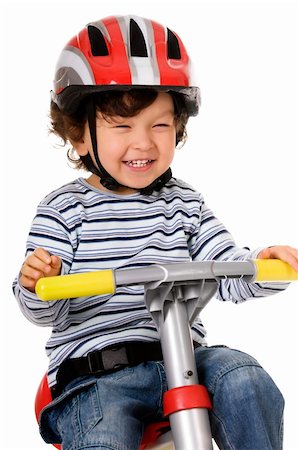 simsearch:400-04638236,k - little boy riding bicycle Photographie de stock - Aubaine LD & Abonnement, Code: 400-04637501