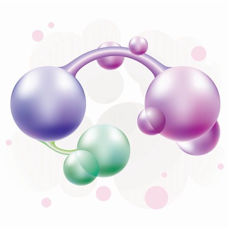 proton icon - color molecule Stock Photo - Budget Royalty-Free & Subscription, Code: 400-04637641