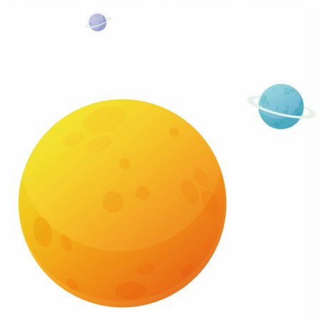 simsearch:400-04265415,k - A diagram illustration of the planets of the solar system in relation to the sun Stock Photo - Budget Royalty-Free & Subscription, Code: 400-04637778