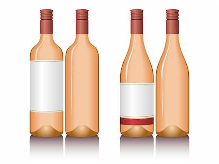 simsearch:400-04226436,k - Illustration of wine bottles. Available in jpeg and eps8 formats. Stock Photo - Budget Royalty-Free & Subscription, Code: 400-04638034
