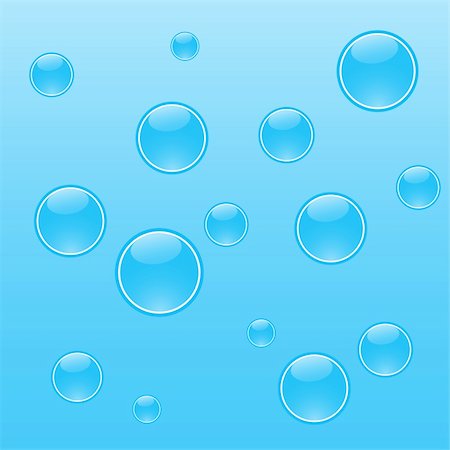 simsearch:400-05275951,k - Bubbles in the water. Vector art. Stock Photo - Budget Royalty-Free & Subscription, Code: 400-04630822