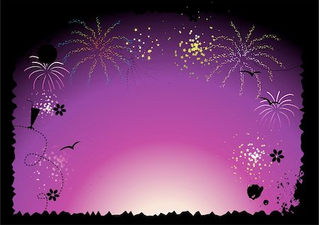 simsearch:400-04573554,k - Fireworks, holiday night Stock Photo - Budget Royalty-Free & Subscription, Code: 400-04644464
