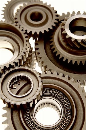 simsearch:700-03601449,k - Closeup of assorted steel gears Stock Photo - Budget Royalty-Free & Subscription, Code: 400-04645067