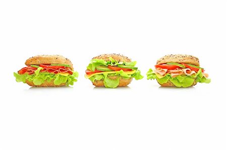 simsearch:700-01716556,k - Fresh sandwich with vegetables Photographie de stock - Aubaine LD & Abonnement, Code: 400-04646369