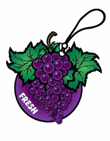 Grapes Air Freshener Stock Photo - Budget Royalty-Free & Subscription, Code: 400-04647005