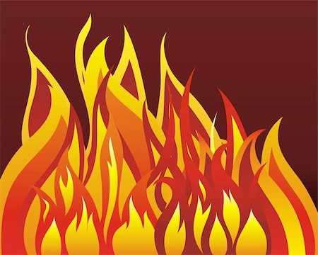 simsearch:400-04159167,k - Inferno fire vector background for design use Stock Photo - Budget Royalty-Free & Subscription, Code: 400-04648834