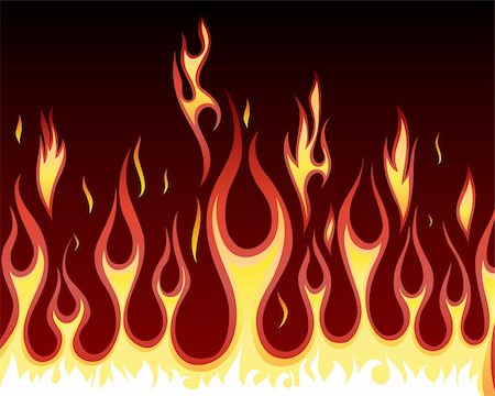 simsearch:400-04159167,k - Inferno fire vector background for design use Stock Photo - Budget Royalty-Free & Subscription, Code: 400-04648833