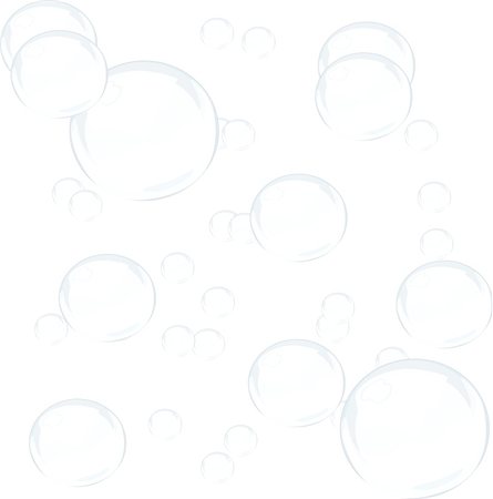 simsearch:400-04822803,k - Blue transparent bubbles background, illustration Stock Photo - Budget Royalty-Free & Subscription, Code: 400-04640564