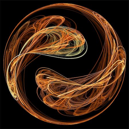 simsearch:400-05171637,k - Abstract elegance background. Orange - black palette. Raster fractal graphics. Stock Photo - Budget Royalty-Free & Subscription, Code: 400-04641230