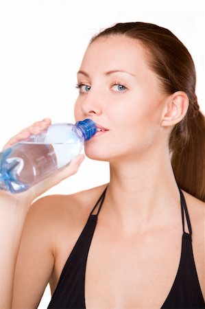 simsearch:400-04969467,k - girl drinks water Photographie de stock - Aubaine LD & Abonnement, Code: 400-04642300