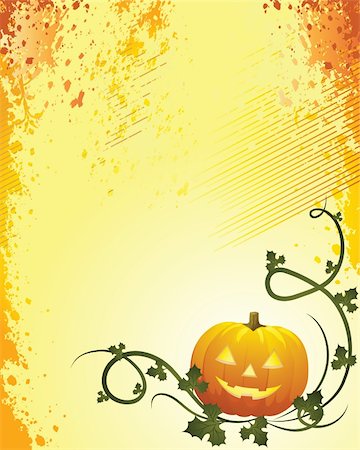 painterly - Halloween grunge background with grass bat and hunting house Stock Photo - Budget Royalty-Free & Subscription, Code: 400-04642676