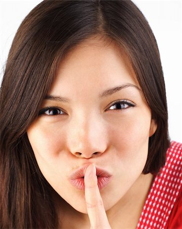 simsearch:400-04175955,k - Hush! shh, be quiet and don´t tell - it´s a secret! Stock Photo - Budget Royalty-Free & Subscription, Code: 400-04642718