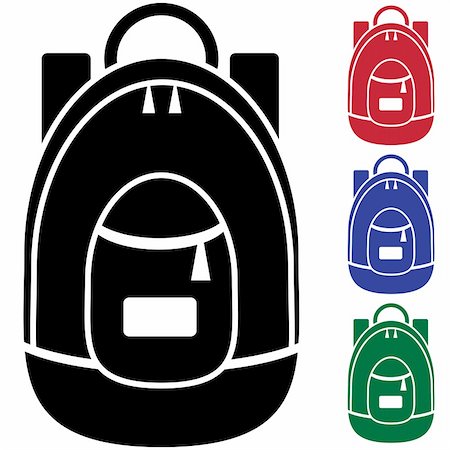 An image of a backpack. Stock Photo - Budget Royalty-Free & Subscription, Code: 400-04642861