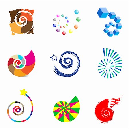 proton icon - Different logos design in vector art Stock Photo - Budget Royalty-Free & Subscription, Code: 400-04654381