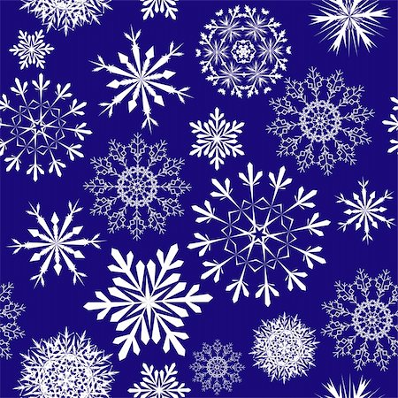 simsearch:400-04635890,k - Seamless snowflakes background for winter and christmas theme Stock Photo - Budget Royalty-Free & Subscription, Code: 400-04654439