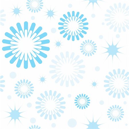 simsearch:400-07053830,k - Seamless pattern with snowflakes and stars. Vector illustration. Stock Photo - Budget Royalty-Free & Subscription, Code: 400-04656294