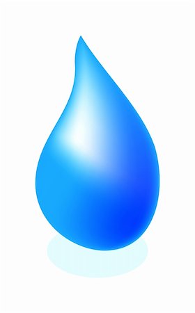 simsearch:400-07982589,k - nice illustration of water drop isolated on white background Stock Photo - Budget Royalty-Free & Subscription, Code: 400-04659891