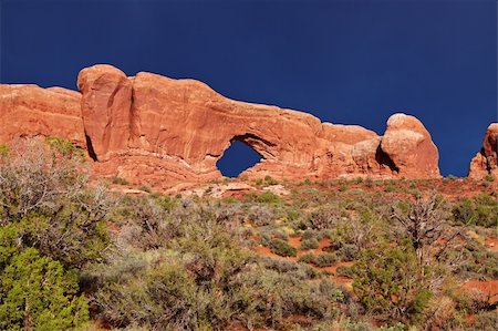 red trail - Desert after the Storm, Window, Arches National Park, Utah, USA Stock Photo - Budget Royalty-Free & Subscription, Code: 400-04650884