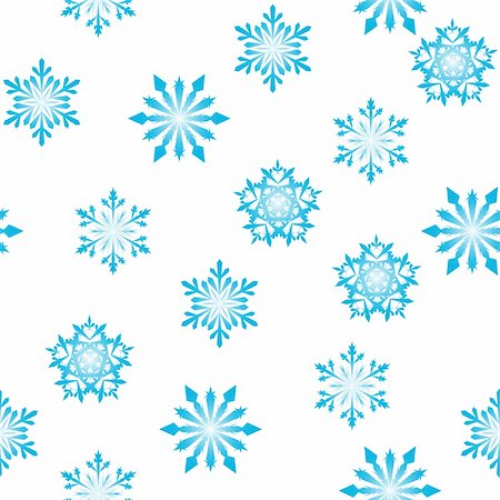 simsearch:400-04635890,k - Seamless vector snowflakes background in different shapes Stock Photo - Budget Royalty-Free & Subscription, Code: 400-04651417
