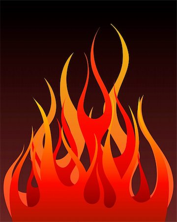 simsearch:400-04159167,k - Inferno fire vector background for design use Stock Photo - Budget Royalty-Free & Subscription, Code: 400-04651410