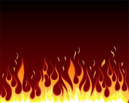 simsearch:400-04159167,k - Inferno fire vector background for design use Stock Photo - Budget Royalty-Free & Subscription, Code: 400-04651412