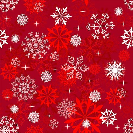 simsearch:400-04635890,k - Seamless vector snowflakes background in different shapes Stock Photo - Budget Royalty-Free & Subscription, Code: 400-04651421