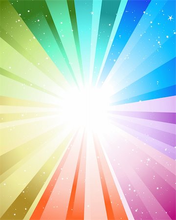 simsearch:400-05911969,k - Festive rays with many stars. Vector illustration. Stock Photo - Budget Royalty-Free & Subscription, Code: 400-04653331