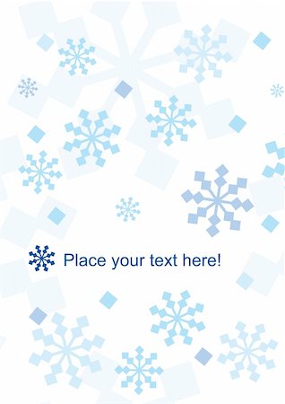 simsearch:400-07053830,k - Winter background with snowflakes and space for your text. Vector illustration. Stock Photo - Budget Royalty-Free & Subscription, Code: 400-04664048
