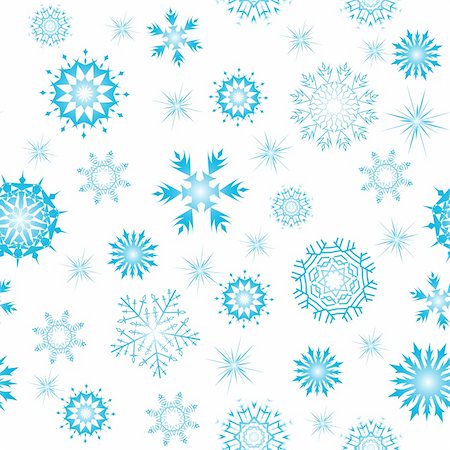 simsearch:400-04635890,k - Seamless snowflakes background for winter and christmas theme Stock Photo - Budget Royalty-Free & Subscription, Code: 400-04666990