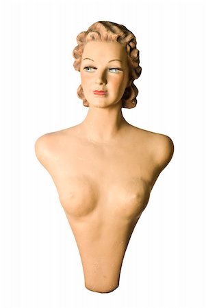 Feminine mannequin isolated on white background Foto de stock - Super Valor sin royalties y Suscripción, Código: 400-04667961