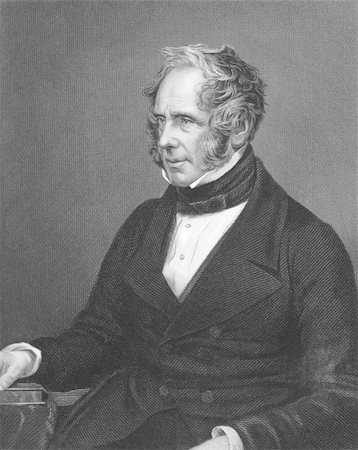 simsearch:400-05685013,k - Henry John Temple, 3rd Viscount Palmerston on engraving from the 1850s. British statesman that served twice as Prime Minister of Great Birtian in the mid 19th century. Engraved by J.W.Hunt and published in London by J.S.Virtue. Stock Photo - Budget Royalty-Free & Subscription, Code: 400-04677022