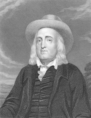 simsearch:400-05685013,k - Jeremy Bentham (1748-1832) on engraving from the 1800s. English philosopher and political radical. Best known for his moral philosophy. Engraved by J.Pofselwhite from a picture by J.Watts and published in London by W.Mackenzie. Stock Photo - Budget Royalty-Free & Subscription, Code: 400-04677045