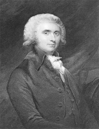 simsearch:400-05685013,k - Thomas Erskine, 1st Baron Erskine (1750-1823), Lord Chancellor of England, on engraving from the 1800s.  British lawyer and politician. Engraved by R.Woodman after a picture by Hoppner and published in London by Charles Knight, Ludgate Street & Pall Mall East. Stock Photo - Budget Royalty-Free & Subscription, Code: 400-04677201