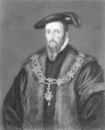 simsearch:400-05685013,k - Edward Seymour, 1st Duke of Somerset (1506-1552) on engraving from the 1800s. Lord Protector of England during 1547-1549. Engraved from an original of Holbein and published in London by J.F.Tallis. Stock Photo - Budget Royalty-Free & Subscription, Code: 400-04677574