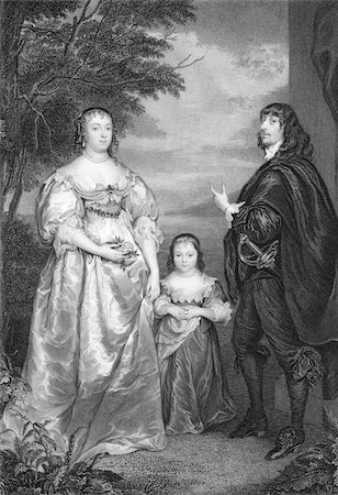 simsearch:400-05685013,k - Edward Hyde, 1st Earl of Clarendon (1609-1674) on engraving from the 1800s. English historian and statesman. Grandfather of two British monarchs, Mary II and Queen Anne. Engraved by H.Robinson and published in London by Fisher, Son & Co in 1844. Stock Photo - Budget Royalty-Free & Subscription, Code: 400-04677571