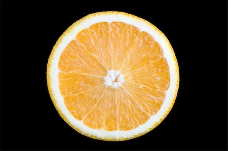 simsearch:400-06513460,k - Orange isolated on black background Stock Photo - Budget Royalty-Free & Subscription, Code: 400-04678441