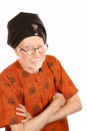 simsearch:400-05372618,k - Skeptical senior guru in turban with crossed arms Stock Photo - Budget Royalty-Free & Subscription, Code: 400-04670405