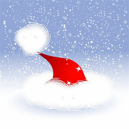 simsearch:400-08491819,k - Christmas hat Photographie de stock - Aubaine LD & Abonnement, Code: 400-04671498