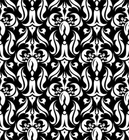 simsearch:400-05686210,k - Floral seamless pattern, element for design, vector illustration Stock Photo - Budget Royalty-Free & Subscription, Code: 400-04687678