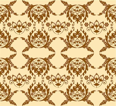 simsearch:400-05686210,k - Floral seamless pattern, element for design, vector illustration Stock Photo - Budget Royalty-Free & Subscription, Code: 400-04687916