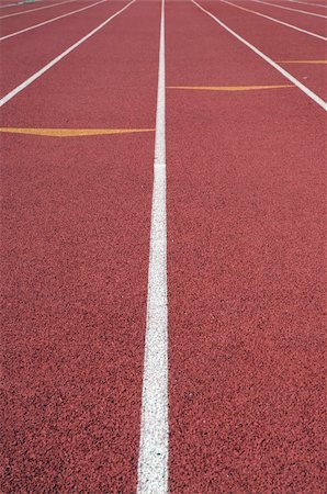 simsearch:400-04785051,k - Track and Field running lanes and arrow markers Stock Photo - Budget Royalty-Free & Subscription, Code: 400-04680952