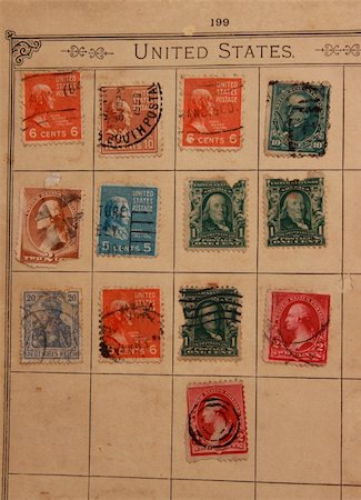simsearch:400-04832369,k - Close up of old stamp book Photographie de stock - Aubaine LD & Abonnement, Code: 400-04683903