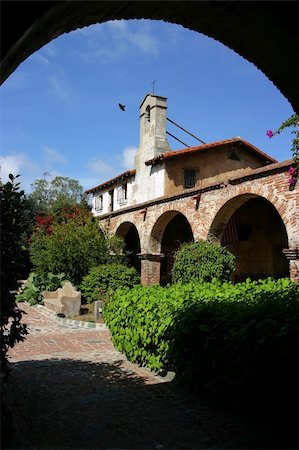 Artsy shot of the Bell Tower at San Juan Capistrano Stock Photo - Budget Royalty-Free & Subscription, Code: 400-04696471