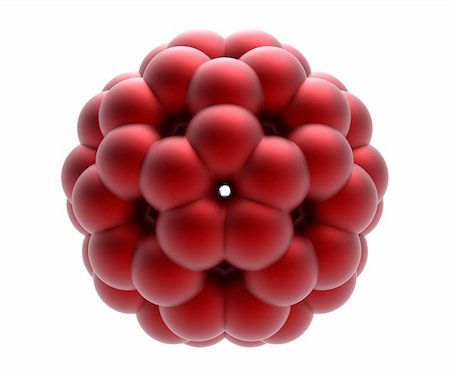 3d model of molecule fulleren isolated on white Stock Photo - Budget Royalty-Free & Subscription, Code: 400-04698220