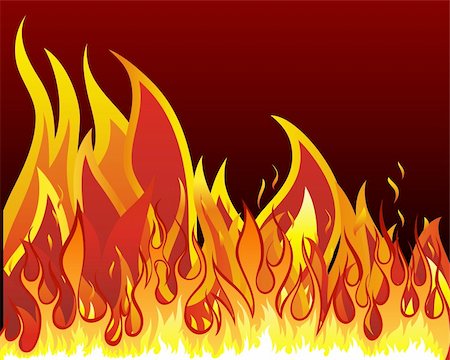 simsearch:400-04159167,k - Inferno fire vector background for design use Stock Photo - Budget Royalty-Free & Subscription, Code: 400-04698412