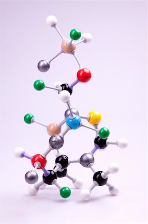 Molecular Chain model and laboratory equipment Stock Photo - Budget Royalty-Free & Subscription, Code: 400-04699387